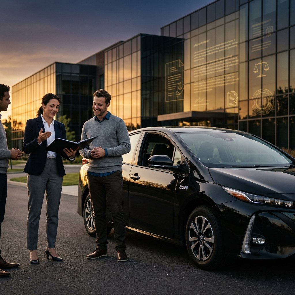 Accident management advisor explaining credit hire replacement vehicles